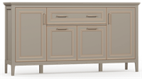 Тумба Классик/Classic KOM4D1S  Глиняный серый, Глиняный серый msk26brw_0993420996