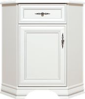 Тумба Кентаки/Kentaki белый KOMN1D1S L  Белый, Белый msk26brw_013830943