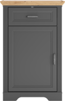 Тумба Jasmin KOM1D1S  Графит/ Дуб артизан , Графит msk26brw_01637263251