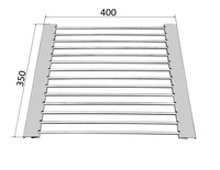 Решетка гриль 350*400 bash26pech_667