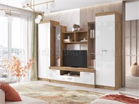 Гостиная Атлантида 6  Белый глянец/Дуб крафт pn26mf_1516794447
