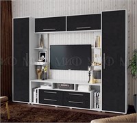 Гостиная Гармония  Пластер блэк/Белый pn26mf_237698311