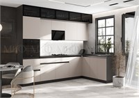 Кухня Техно-6 угловая 3.0х1.8м  Кашемир Корпус Графит pn26mf_2083724276