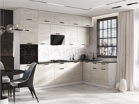 Кухня Рио NEW угловая 3.0х1.8м Компоновка №5  дуб крафт белый Столешница Антарес pn26mf_1234171881