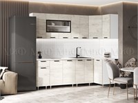 Кухня Рио NEW угловая 2.4х1.0м  дуб крафт белый Столешница Антарес pn26mf_531490760
