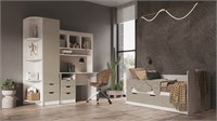 Детская Юниор-4 Вариант 2  Шарли Мокко Кровать 80*160 см pn26mf_380036434