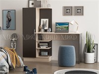 Стол компьютерный №1  Дуб беленый/венге pn26mf_1693530340