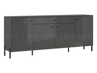 Комод Оливия Металл  Графит/Графит глянец pn26mf_2006447916