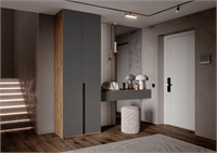 Прихожая Марвэл Вариант №2  Графит/Дуб Крафт pn26mf_1756094694