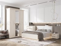 Спальня Престиж-2 NEW   Кровать 160 см, Ортопедическое основание металл pn26mf_1117775555