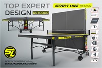 Стол теннисный Top Expert DESIGN 6 всепогодный графит 712669-NScprt
