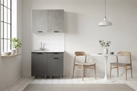Кухня Рио New 1.0 м бетон светлый / бетон темный фасад ЛДСП pnnon26mf_08-215348 (345254)