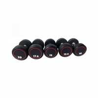 Круглые обрезиненные гантели. Ряд от 42,5 до 50 кг ms26gym_808