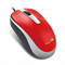 Genius Мышь DX-120, USB, G5, красная (red, optical 1000dpi, подходит под обе руки) - фото 2046804