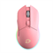 Dareu Мышь игровая беспроводная Dareu EM901 Pink (розовый), DPI 600-10000, подсветка RGB, подключение: проводное+2.4GHz, размер 125x67x39мм - фото 2101622