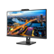 PHILIPS Монитор LCD 27'' 16:9 2560х1440(WQHD) IPS, nonGLARE, 75 Hz, 350 cd/m2, H178°/V178°, 1000:1, 50М:1, 16.7M, 4ms, HDMI, DP, 2xUSB-C, USB-Hub, Height adj, Pivot, Tilt, Swivel, Speakers, Camera, Black 276B1JH (00/01)-mrv1 - фото 2110999