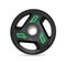 Диск обрезиненный c хватом UNIX Fit PRO 10 кг, 51 мм,  DG10RUBPGR DG10RUBPGR-munix - фото 2347141