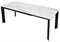 Стеклянный стол Cremona 140 matte statuario белый мрамор матовый / черный 518857-mwdvl