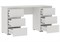 Письменный стол Элла ПС 02 белый / белый 547992-mwdvl - фото 2601267