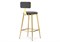 Полубарный стул Persi dark gray / gold - комплект из 2 шт 15678-mwdvl