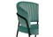 Стул на металлокаркасе Лео зеленый brandy light 10 / черный - комплект из 2 шт 592484-mwdvl