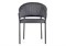 Стул на металлокаркасе Лео антрацитовый brandy light 28 / черный - комплект из 2 шт 592480-mwdvl - фото 2602320