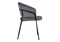 Стул на металлокаркасе Лео антрацитовый brandy light 28 / черный - комплект из 2 шт 592480-mwdvl - фото 2602321