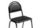 Стул на металлокаркасе Гумер черный / черный глянец - комплект из 4 шт 587876-mwdvl - фото 2602565