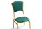 Стул на металлокаркас Арналд зеленый / золотой - комплект из 2 шт 587870-mwdvl - фото 2602597