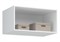 Шкаф навесной Широн 800 белый / белый 586589-mwdvl - фото 2602711