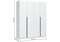 Шкаф Широн 1600 белый / белый 586596-mwdvl