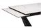 Керамический стол Кели 140(200)х80х76 белый / черный 588010-mwdvl