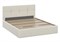 Двуспальная кровать Манака 160х200 бежевая 585396-mwdvl - фото 2604285