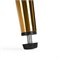 Стул на металлокаркасе Ball green / gold - комплект из 2 шт 15763-mwdvl