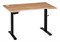 Компьютерный стол Маркос с механизмом подъема 120х75х75 дуб вотан / черный 578403-mwdvl - фото 2606867