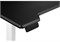 Компьютерный стол Маркос с механизмом подъема 140х80х75 черная шагрень / белый 578404-mwdvl - фото 2606886
