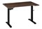 Компьютерный стол Маркос с механизмом подъема 120х75х75 черный / кантри орех 578484-mwdvl