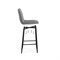 Полубарный стул Дани темно-серый / черный - комплект из 2 шт 576464-mwdvl - фото 2607439