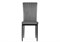 Стул на металлокаркасе Rek dark gray / black - комплект из 4 шт 15639-mwdvl
