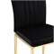 Стул на металлокаркасе Rek black / gold - комплект из 4 шт 15637-mwdvl - фото 2607923