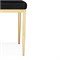 Стул на металлокаркасе Rek black / gold - комплект из 4 шт 15637-mwdvl - фото 2607925
