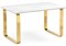 Керамический стол Селена 4 160х90х77 белый мрамор / золото 572187-mwdvl - фото 2608044