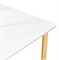 Керамический стол Селена 4 160х90х77 белый мрамор / золото 572187-mwdvl - фото 2608053