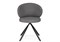Стул на металлокаркасе Solomon крутящийся gray / black - комплект из 2 шт 15601-mwdvl - фото 2609892