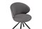 Стул на металлокаркасе Solomon крутящийся gray / black - комплект из 2 шт 15601-mwdvl - фото 2609895