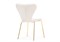 Стул на металлокаркасе Solo white / gold - комплект из 4 шт 15598-mwdvl - фото 2610008