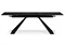 Стеклянный стол Маккарти 160(220)х90х75 дарк / черный 553532-mwdvl - фото 2610438