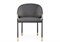 Стул на металлокаркасе Molton gray / black/ gold - комплект из 2 шт 15559-mwdvl - фото 2611212