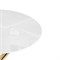 Стеклянный стол Rock 80х75 white / gold 15550-mwdvl - фото 2611239