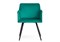 Стул на металлокаркасе Эджелл зеленый / черный - комплект из 2 шт 551068-mwdvl - фото 2611395